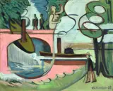 Lützowufer am Morgen by Ernst Ludwig Kirchner, 1929, Öl auf Leinwand, sold May 2013