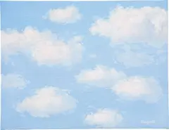 René Magritte, La Malédiction, 1963, Öl auf Leinwand auf Karton