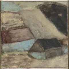 Michal Ranný, Landscape, 1968, Oil on canvas