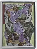 Jan Smetana, A Late Blossom, 1978, Oil on plywood
