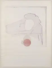 Adriena Šimotová, A Modern Composition, 1976, Coloured etching, paper