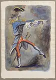 Cyril Bouda, Poltergeist, Before 1965, Ink, watercolour, paper