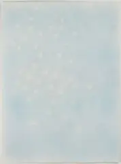Karel Malich, Bubbles Seen in the Sky, 1984, Pastel on paper
