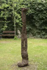 Michal Gabriel, A Tree Trunk, 2006, patinated bronze