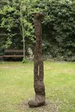 Michal Gabriel, A Tree Trunk, 2006, patinated bronze