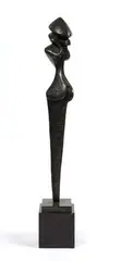 Sorel Etrog, Study for Yielding, 1960, Bronze