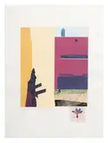 Robert Rauschenberg, Horsefeathers Thirteen - XI (from Horsefeathers Thirteen Series), 7-color offset lithograph, screenprint, collage, and embossing on 300-gram Arches watercolor paper