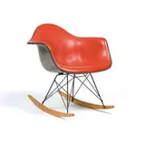 Rocking chair by Charles and Ray Eames, 1950; this example produced 1959-1989, sold Jan 2021