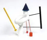 Peter Shire, Comedians Traffic School, 1991, Painted steel