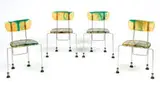 543 Broadway chairs (4) by Gaetano Pesce, 1993, Bernini, sold Jan 2021