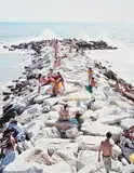 Massimo Vitali, Madima Vertical Wave Alternative (from Portfolio of Landscapes and Figures), 2006, Offset lithograph on paper