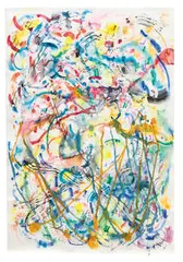 Nancy Graves, XILL, 1983, Watercolor on paper