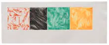 Ed Moses, Untitled, 1980, Monoprint on paper