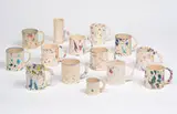 Peter Shire, Mugs (14), Glazed ceramic