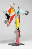 Peter Shire, Boca Ratton #21, 1987, Painted steel and wire