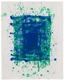 Untitled by Sam Francis, 1975, 2-color lithograph on Rives BFK paper, sold Oct 2020