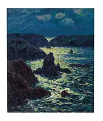 Henry Moret, Rochers De Goulphar, 1904, Oil on canvas