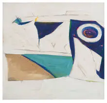 John Baldessari, White X Sign, 1963, Oil on canvas