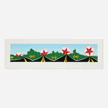Allan D'Arcangelo, Morning Star, 1980, screenprint in colors