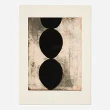 Michael Gregory, Black Beads, 1996, soap ground etching and aquatint