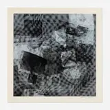 Robert Rauschenberg, Untitled X (from the Surface Series, from Currents suite), 1970, screenprint on Aqua B 844