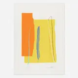 Larry Zox, Relatively, 1975, screenprint in colors