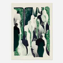 Anna Parkina, In Full Bud, 2009, lithograph in colors