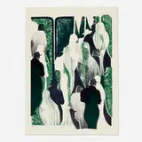 Anna Parkina, In Full Bud, 2009, lithograph in colors