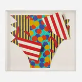 Jay Phillips, Melrose (from the Serrano Suite), 1981, screenprint in colors on paperboard structure in artist's frame