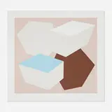 Charles Hinman, Untitled, 1976, screenprint in colors