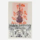 Robert Rauschenberg, Boston Symphony Orchestra poster, offset lithograph in colors