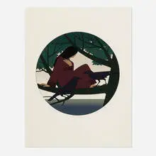 Will Barnet, Circe II, 1980, screenprint in colors