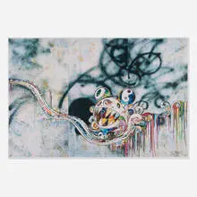 Takashi Murakami, 727999, 2016, offset lithograph in colors