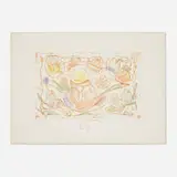 Claes Oldenburg, Ice Cream Desserts, C, 1976, soft-ground etching and aquatint in colors on Hodgkinson handmade