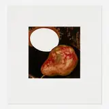 Donald Sultan, Two Pears, a Lemon, and an Egg (from the Fruits and Flowers Ill series),, 1994, screenprint in colors on Somerset