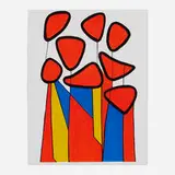 Alexander Calder, Homage to Calder (from XXe Siècle), 1975, lithograph in colors