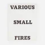 Ed Ruscha, Various Small Fires, 1965, black offset printing with yellow varnish tint overprint on 100 lb. white Vicksburg Vellum text paper