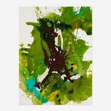 Bill Alpert, Untitled, ink and acrylic on paper laid to board