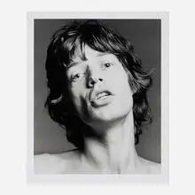 Mick Jagger (from the Song portfolio) by Francesco Scavullo, gelatin silver print, sold Jun 2024