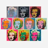 Sunday B. Morning, Marilyn portfolio, 1972, ten screenprints in colors