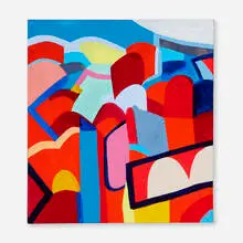 Mark Brosseau, Temporal, 2013, flashe and acrylic on linen