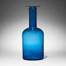 Vase by Otto Brauer, c. 1950, glass, sold Jun 2024