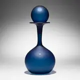 Murano, Satinato decanter with stopper