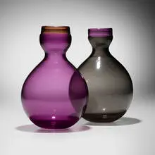 Vitreluxe, Vases, set of two, 2010, hand-blown glass