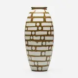 Bernardaud, Vase, 2009, glazed porcelain with enameled metal lining