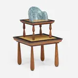 Wendell Castle, Youth's Chair, 1992, polychromed, gel-coated fiberglass, walnut, ebonized wood, maple