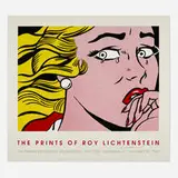 Roy Lichtenstein, Crying Girl exhibition poster for Parrish Art Museum, 1994, offset lithograph in colors