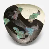 Alan Willoughby, Charger, 1990, glazed earthenware