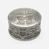 Boma Pewter, Bear Mask box, pewter