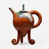 Studio, Teapot, c. 1990, glazed earthenware